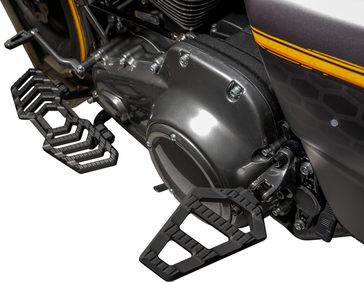 Miniestribos para motocicleta KODLIN Trackboards - Negro K73244