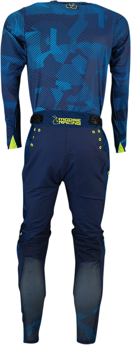 Pantalones Agroid MOOSE RACING - Azul marino/Alta visibilidad - 30 2901-9249