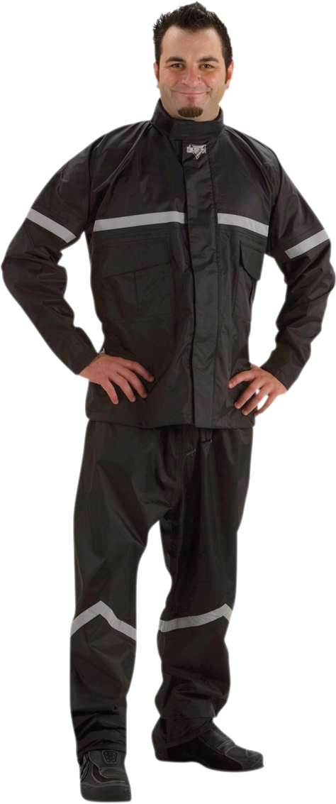 Traje impermeable NELSON RIGG SR-6000 Stormrider - Negro - Pequeño SR-6000-BLK-01S