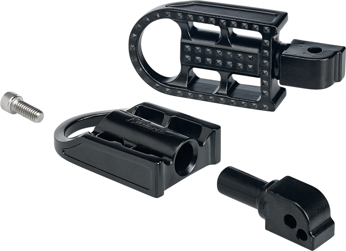 Estriberas BILTWELL Mushman - Estándar - Galvanizadas en negro 7002-201-04
