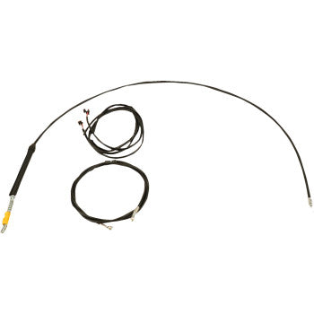 LA CHOPPERS Cable Kit - 15" - 17" Handlebars - Black Glide 2023-2024 LA-8063KT3-16B