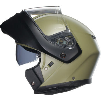 Casco de moto AGV Streetmodular - Mono - Verde pastel mate/Negro - Pequeño 2118296002010S