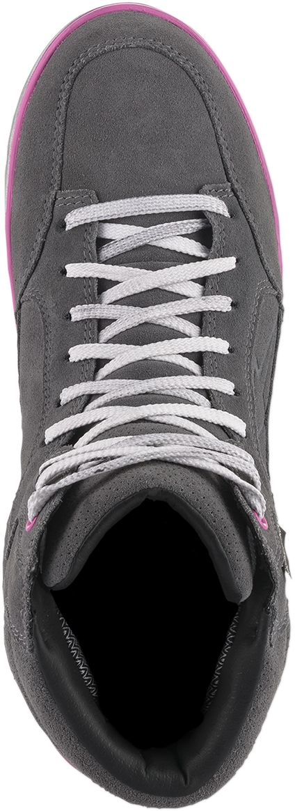 Zapatos impermeables ALPINESTARS J-6 para mujer - Gris/Rosa - Talla 11.5 (EE. UU.) 2542220909512