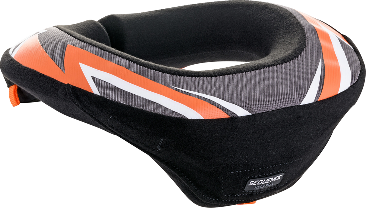 Protector de cuello ALPINESTARS Youth Sequence - Negro/Antracita/Naranja - S/M 6741018-148-SM