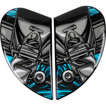 Placas laterales ICON Airframe Pro™ - Brote - Azul 0133-1407