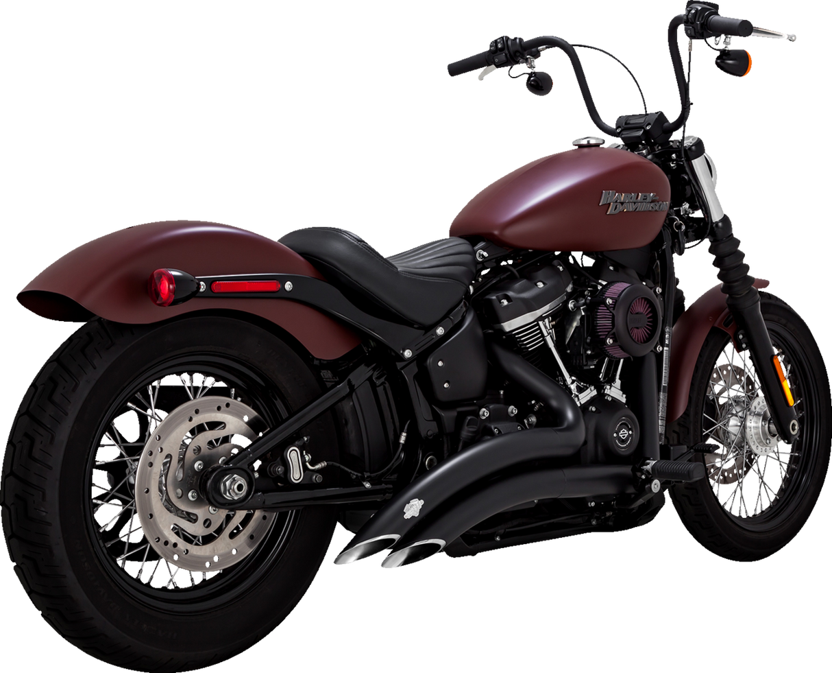 Escape VANCE & HINES para Harley Davidson Softail 2018-2024 Negro Big Radius 46377