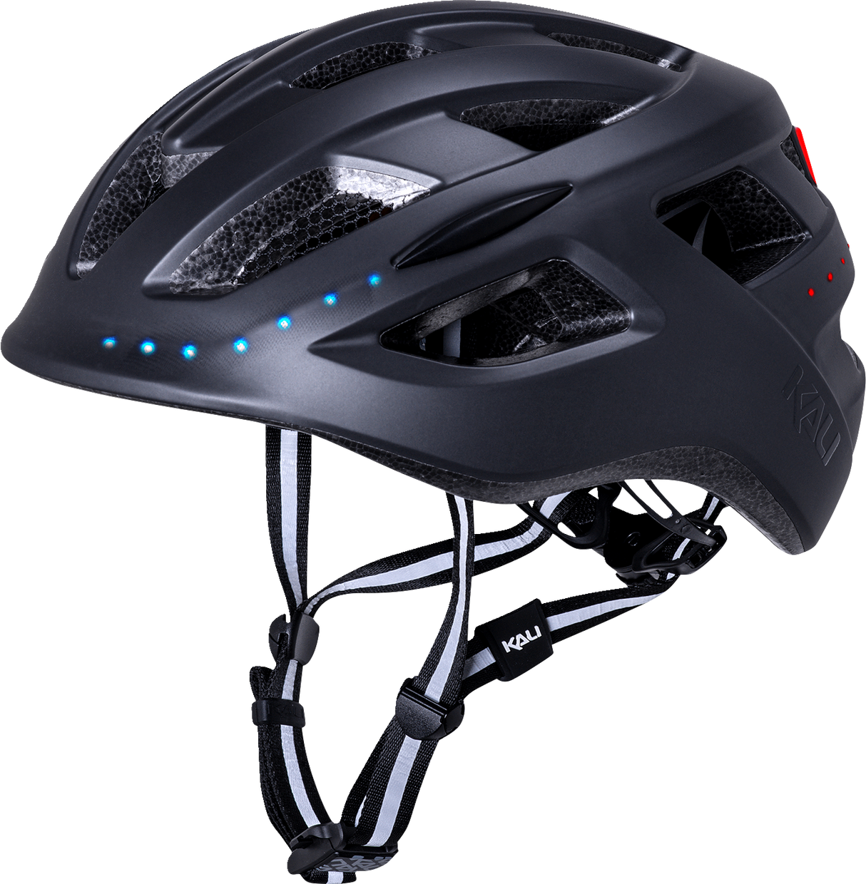 Casco de bicicleta KALI con iluminación central - Negro mate - L/XL 0250521217