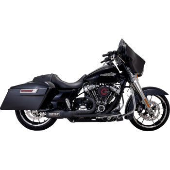 Sistema de escape de alto rendimiento 2 en 1 VANCE & HINES - Negro - Touring 47321-22