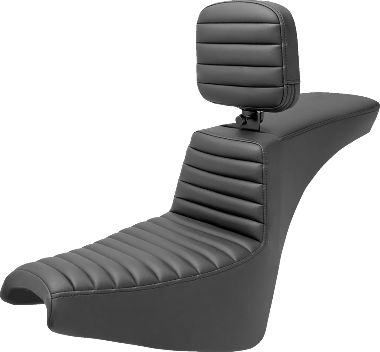 Asiento SADDLEMEN Tour Step Up - Respaldo para el conductor - Tuck-n-Roll - FXBB/FXST '18-'22 818-30-191BR