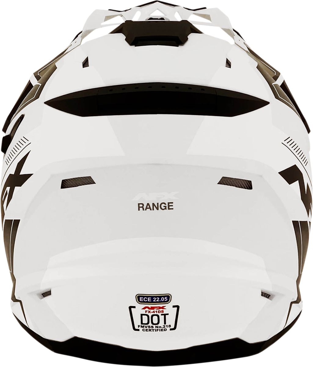 Casco de motocicleta AFX FX-41 - Gama - Blanco mate - Talla pequeña 0140-0076