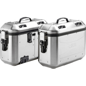 Maletas laterales GIVI Dolomiti Monokey - 36L - Plateadas DLMK36APACK2