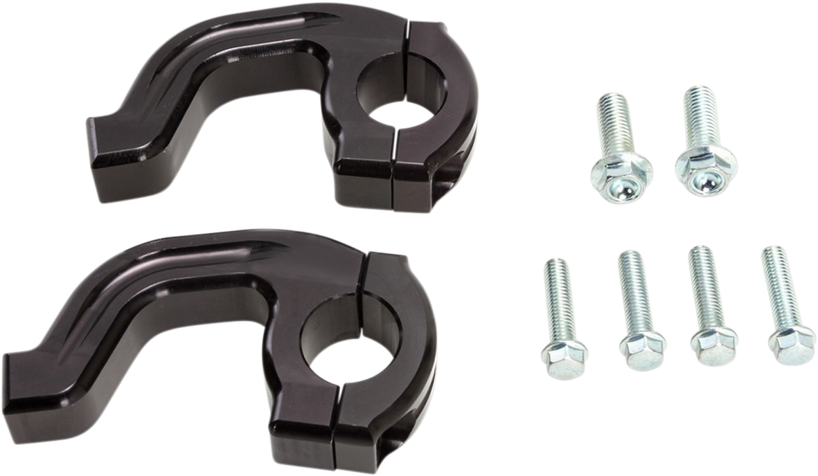 Abrazadera para guardamanos MOOSE RACING - Contour - 7/8" - Negra 50-232B