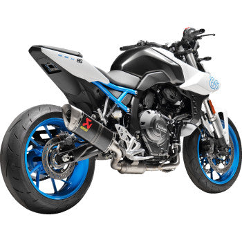 AKRAPOVIC Racing Line Exhaust System - Carbon Fiber - Suzuki 2025 GSX-8S & GSX-8R S-S8R2-EEC