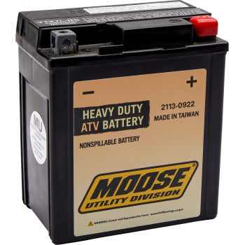 MOOSE UTILITY AGM Battery - YTX7L Factory-Activated AGM Maintenance MOOM727BS