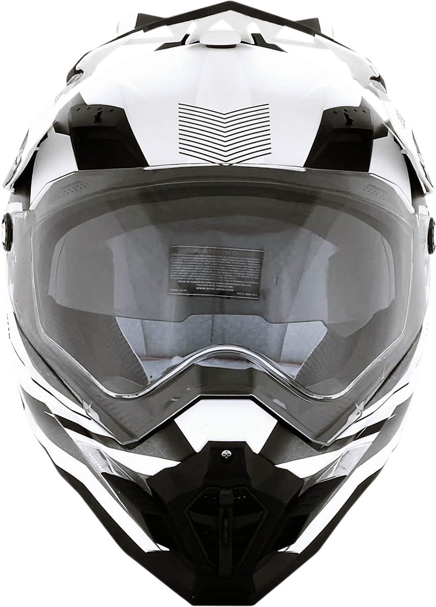 Casco de motocicleta AFX FX-41 - Gama - Blanco mate - Talla pequeña 0140-0076