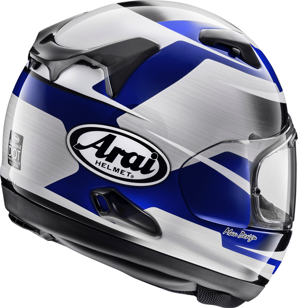 Casco de motocicleta ARAI Quantum-X - Acero - Azul - Grande 0101-15745