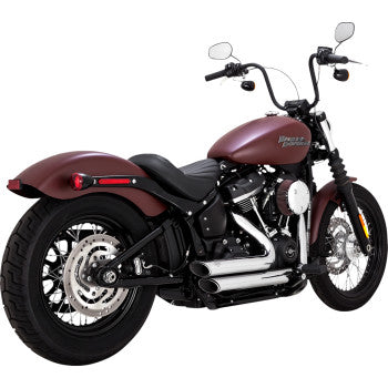 Sistema de escape escalonado VANCE & HINES Shortshots - Cromo 17333-22