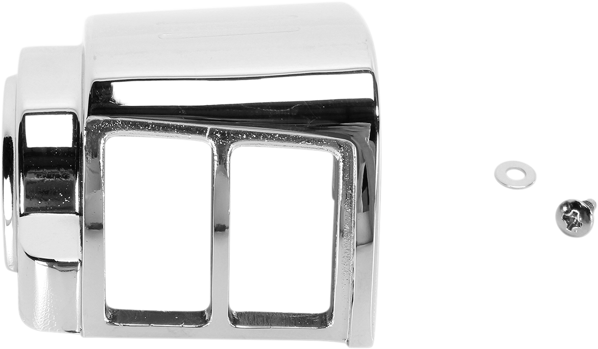 Carcasa del interruptor DRAG SPECIALTIES - Izquierda - Superior - Cromada 07-0545A-BC114