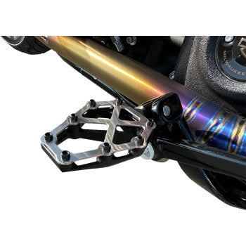 Estriberas KODLIN USA NXL - Negras con cubierta de acero inoxidable K73255