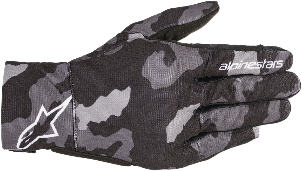 Guantes ALPINESTARS Reef - Negro/Gris camuflaje - 3XL 3569020-9001-3X