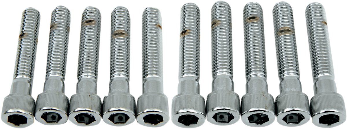 Pernos DRAG SPECIALTIES - Cabeza hueca - Moleteados - 3/8-16 x 2" MPB242