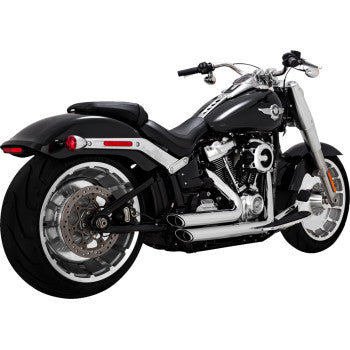 Sistema de escape escalonado VANCE & HINES Shortshots - Cromo 17335-22