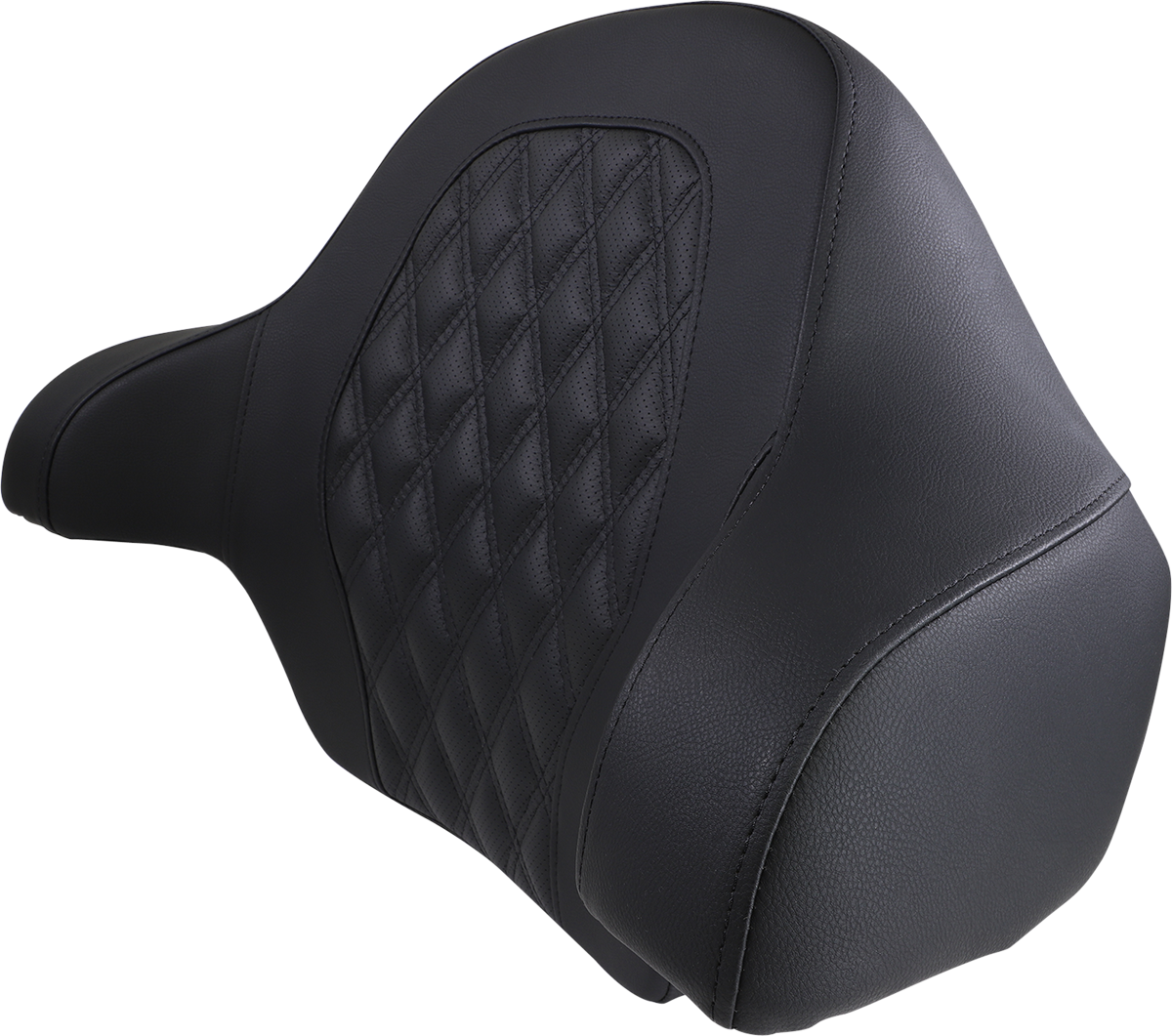 Almohadilla de respaldo SADDLEMEN Tour-Pak - RoadSofa - Asiento con costuras de celosía - Negro - FL '14-'23 814-07-TPACK-LS