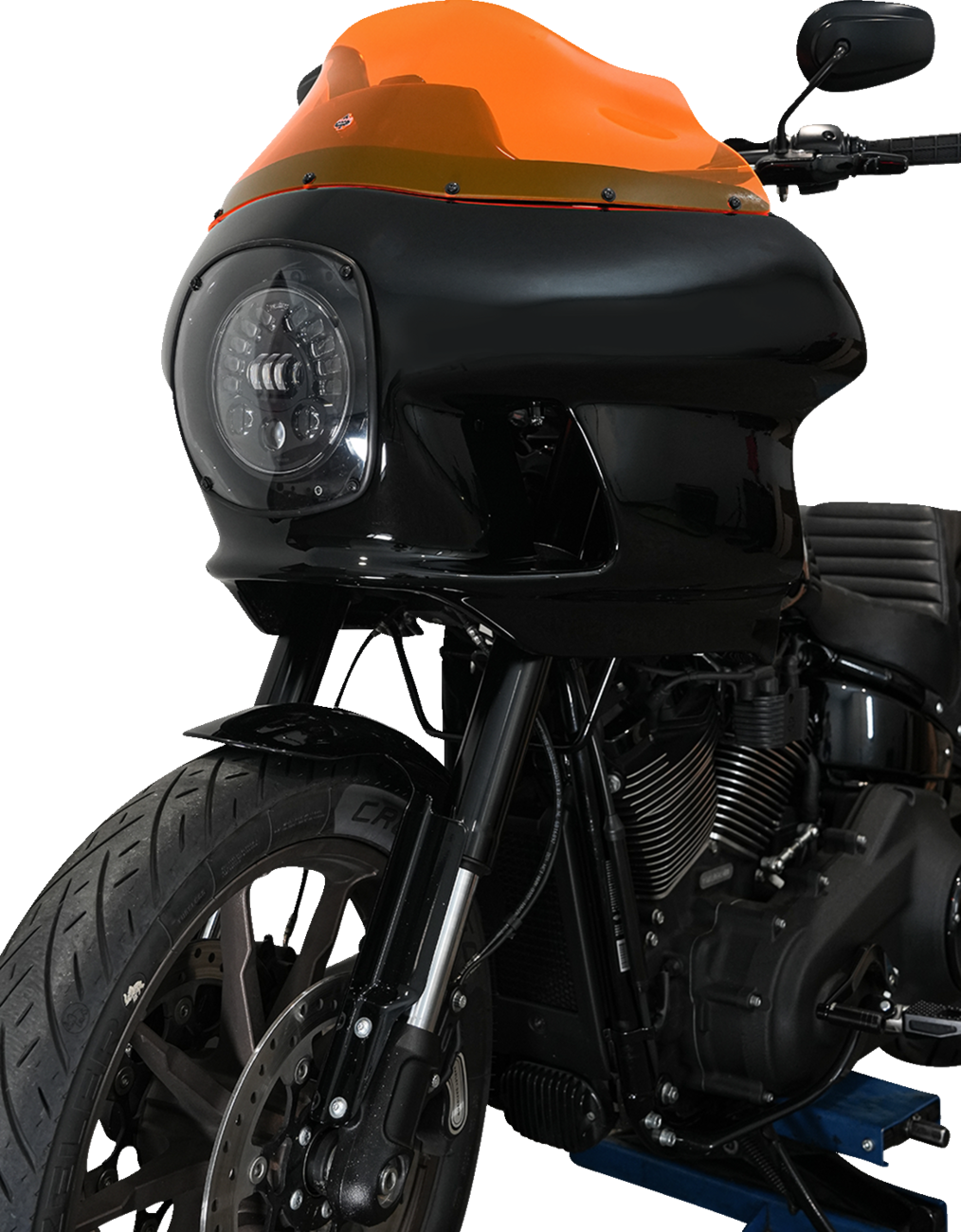 Parabrisas KLOCK WERKS Kolor Flare™ - 9" - Naranja hielo - FXRP KWW-02-0608