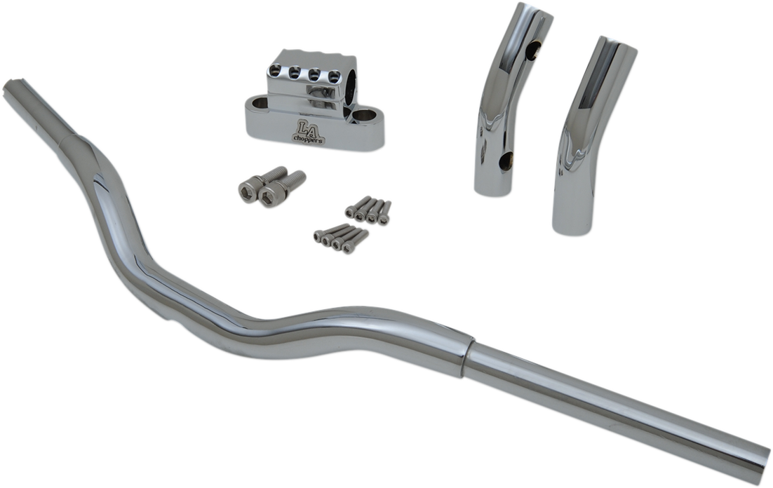 Manillar LA CHOPPERS - Kage Fighter - Pullback - 9" - Cromado LA-7336-06
