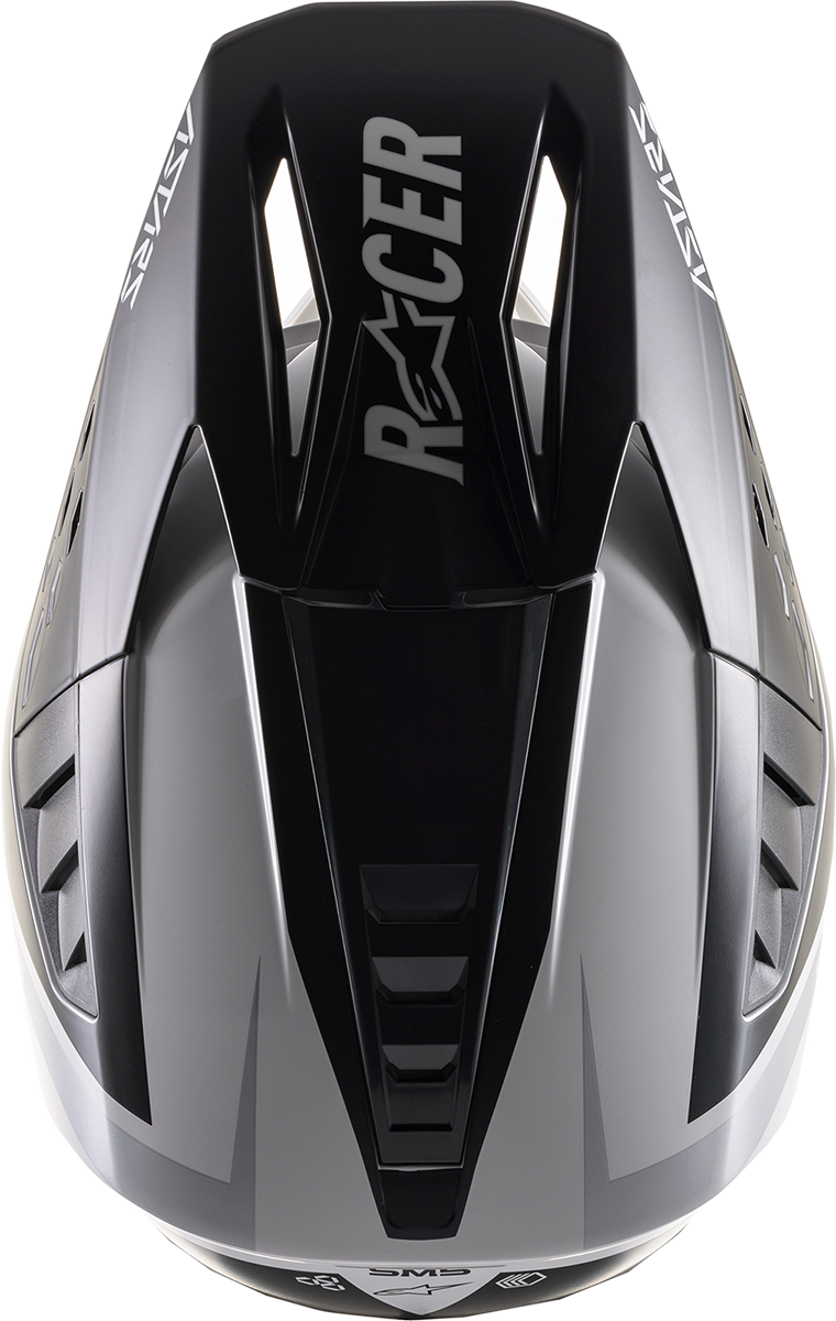 Casco de motocicleta ALPINESTARS SM5 - Rayón - Gris/Negro/Plateado - Mediano 8304121-928-MD