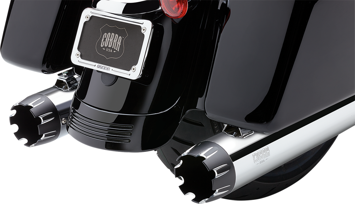 Silenciadores COBRA de 4" para FL - Cromados 6267