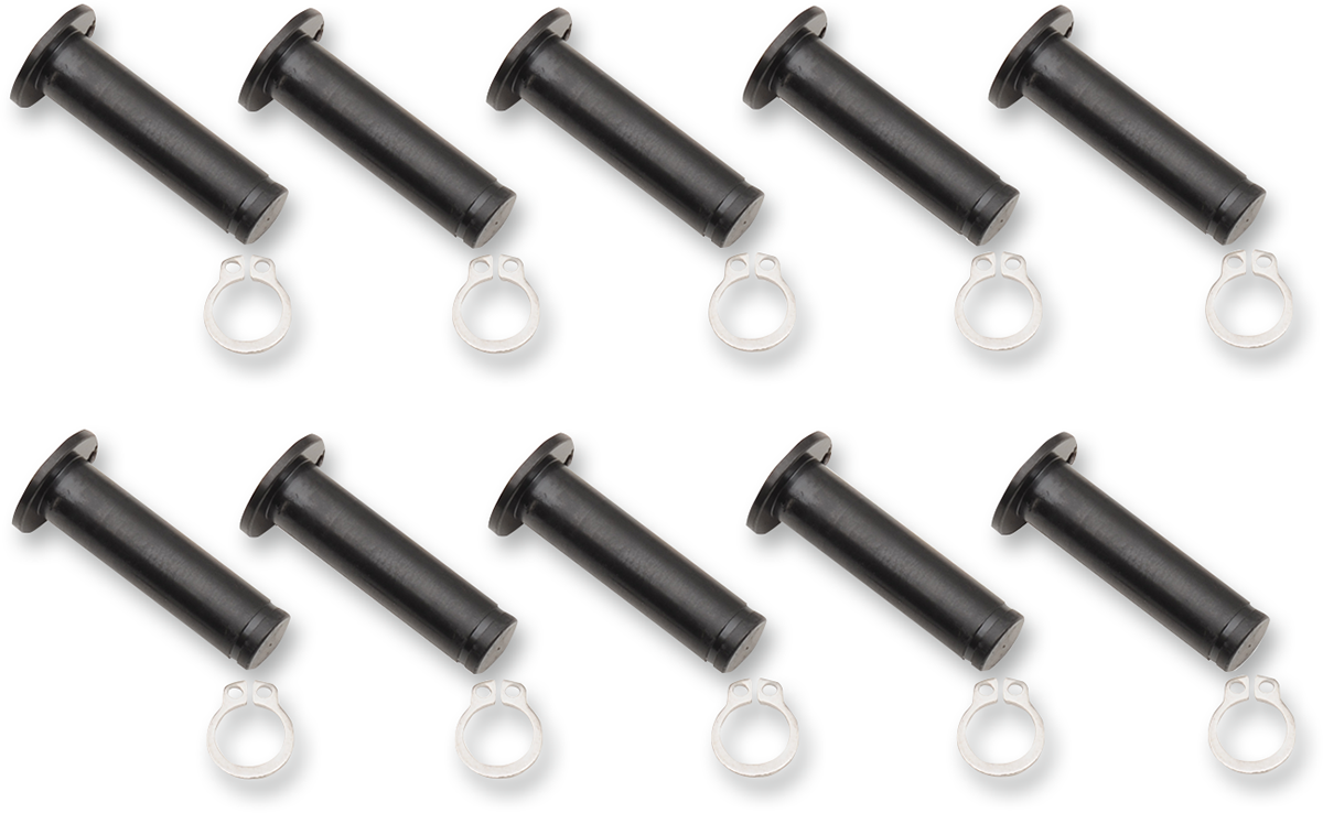 Pasadores de pivote DRAG SPECIALTIES - Palanca - Paquete de 10 - Negro EMBRAGUE Y FRENO EN 21 MODELOS 74114B