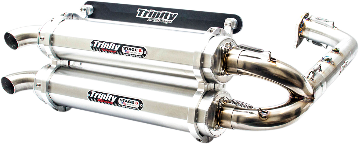 Escape doble TRINITY RACING Stage 5 - Aluminio TR-4153D