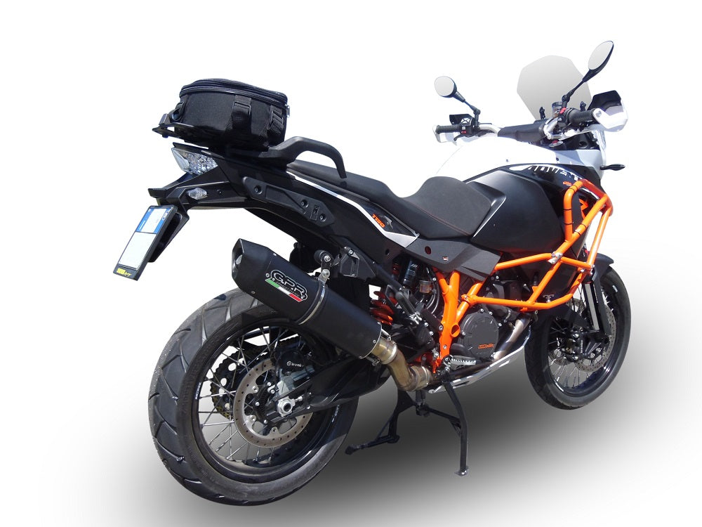 KTM LC8 Adventure 1050 2015-2016 Exhaust GPR Slip-on Furore Nero
