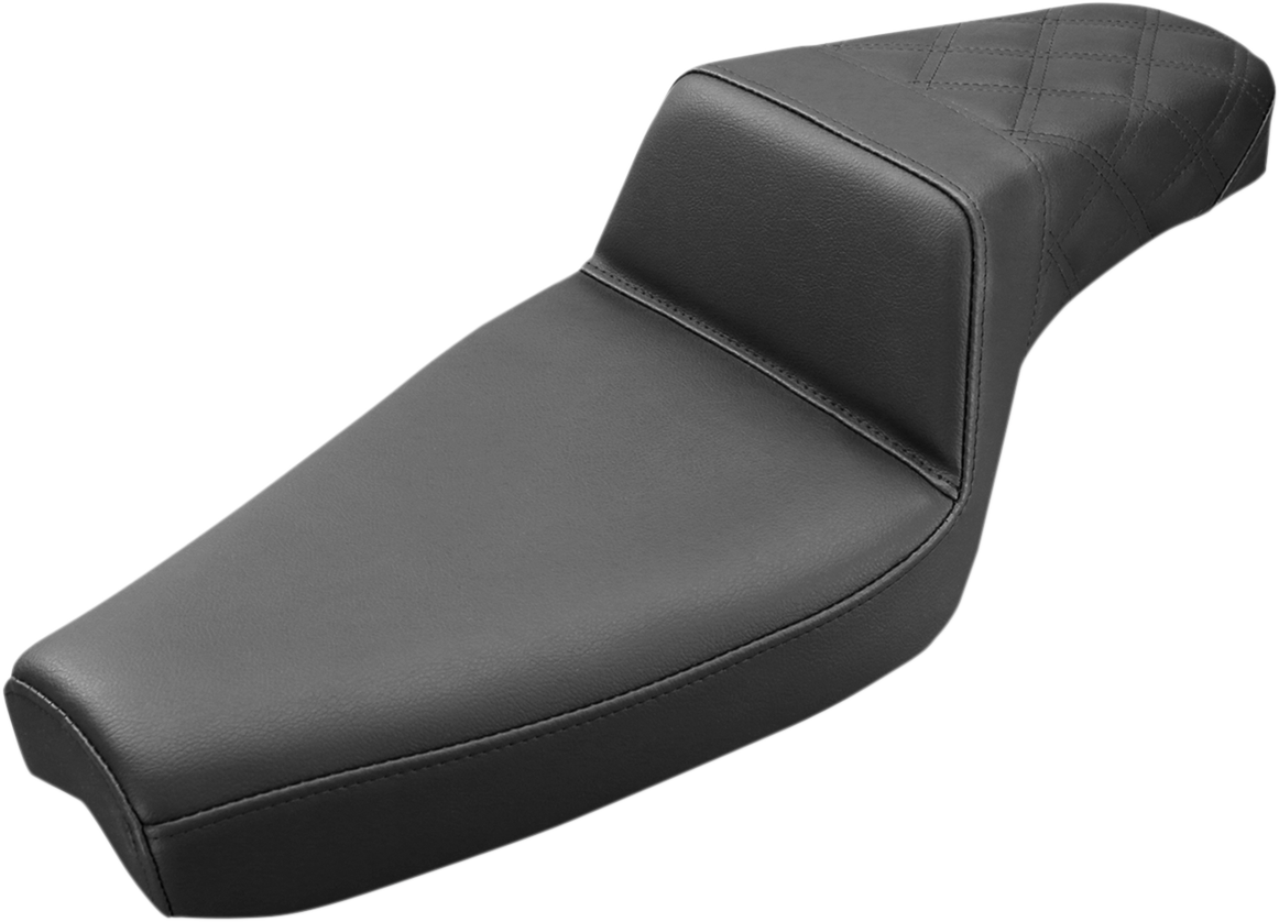 Asiento SADDLEMEN Step-Up - Costuras traseras de celosía - Negro - XL 879-03-173