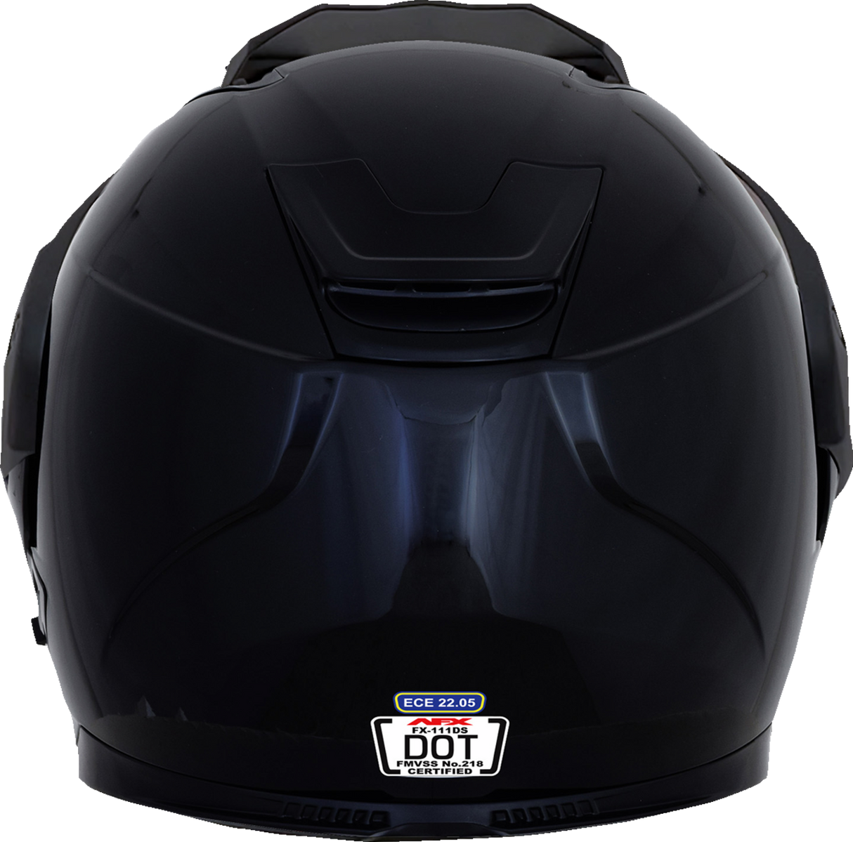 AFX FX-111DS Motorcycle Helmet - Gloss Black - Medium 0140-0128