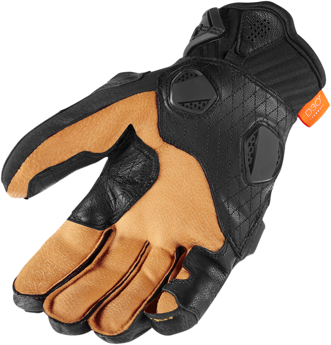 Guantes cortos ICON Hypersport™ - Negro - Mediano 3301-3534
