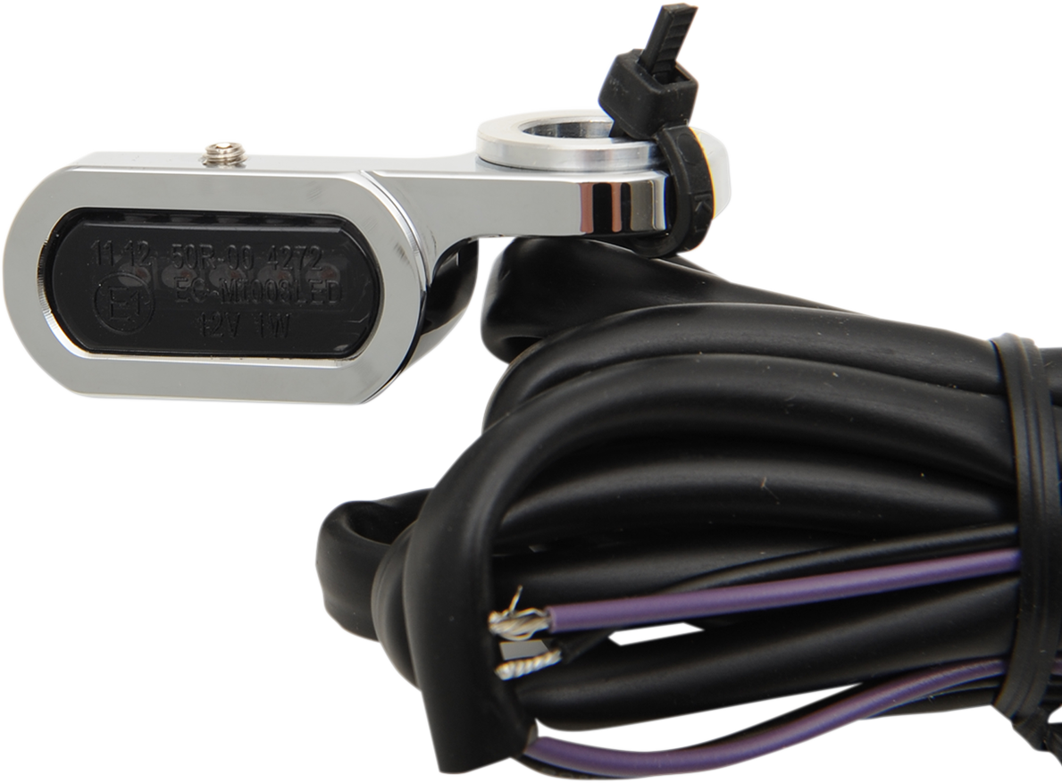 Luces LED de posición para manillar DRAG SPECIALTIES - Embrague hidráulico - Cromadas/ahumadas L22-0229CMENU