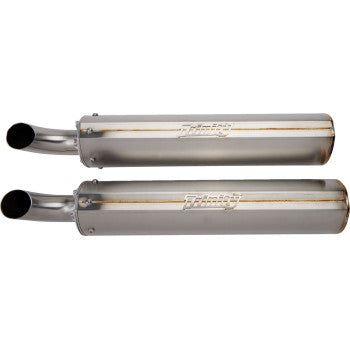 TRINITY RACING Stainless Steel Slip-On Muffler RZR PRO XP / TURBO R 2020-2023 TR-4173S-SS