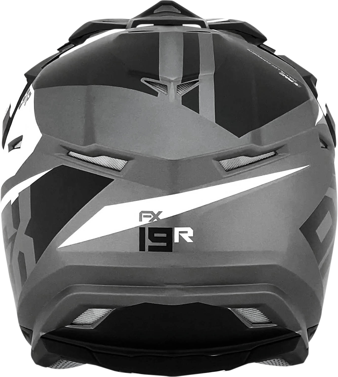 Casco de moto AFX FX-19R - Racing - Gris escarcha - Pequeño 0110-7073