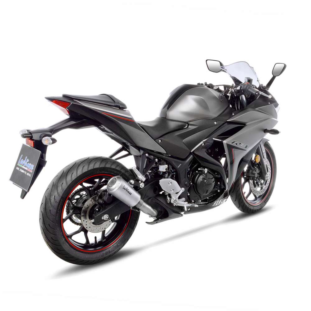 Silenciador deslizante LEOVINCE LV-10 - YZF-R3 15-21 / MT-03 Acero inoxidable 15212U 1811-3499