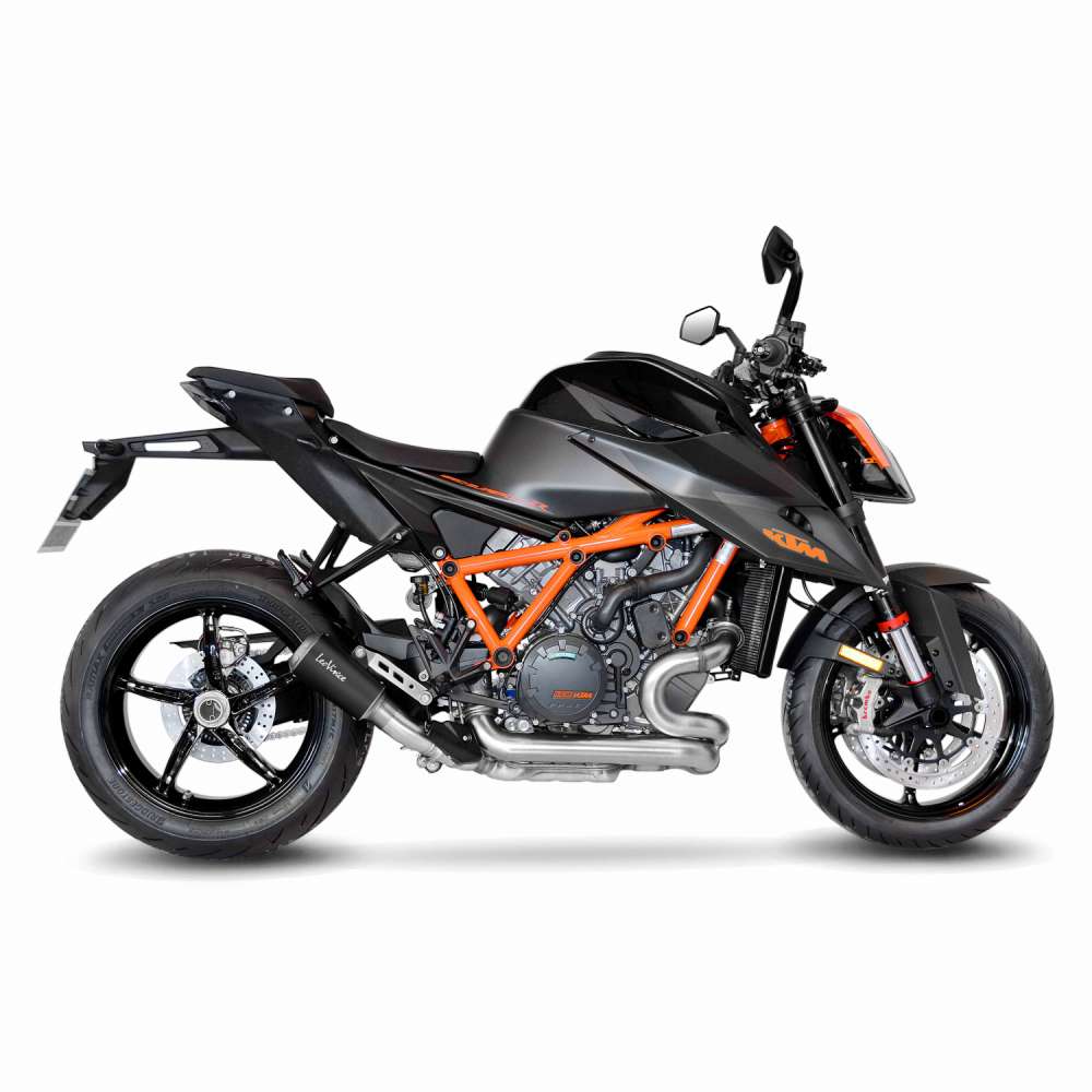 Silenciador deslizante LEOVINCE LV-10 - Acero inoxidable negro 1290 Super Duke 2021-2023 15243BU 1811-4127