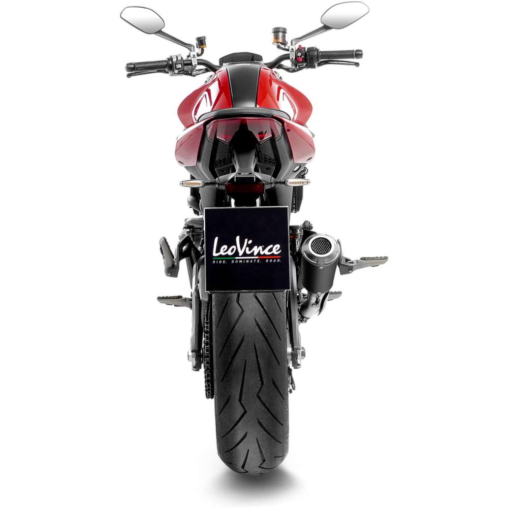 Silenciador deslizante LEOVINCE LV-10 - Negro Ducati Monster 937 2021-2023 15260B 1811-4426
