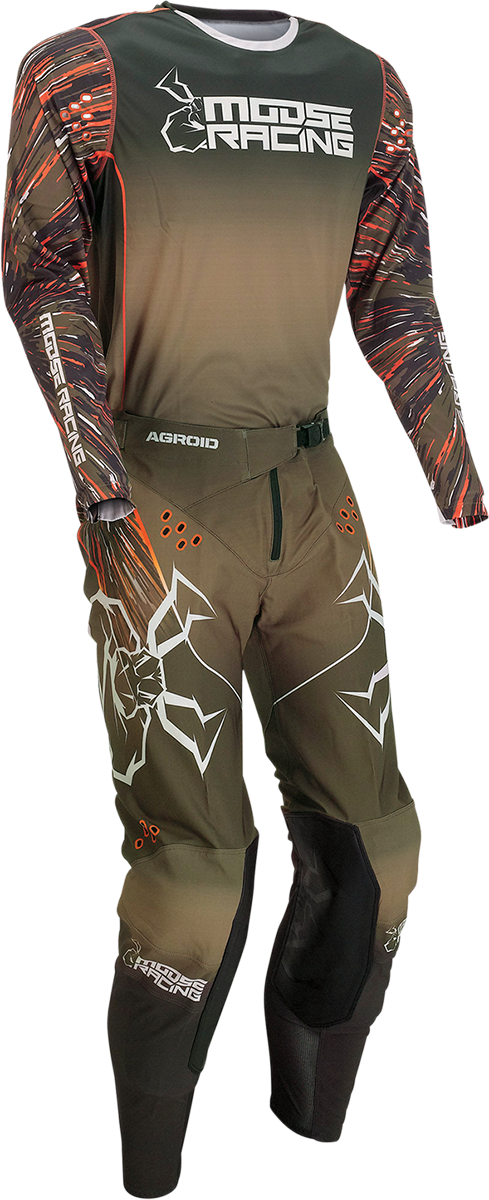 Pantalones Agroid MOOSE RACING - Oliva/Naranja - 36 2901-10068