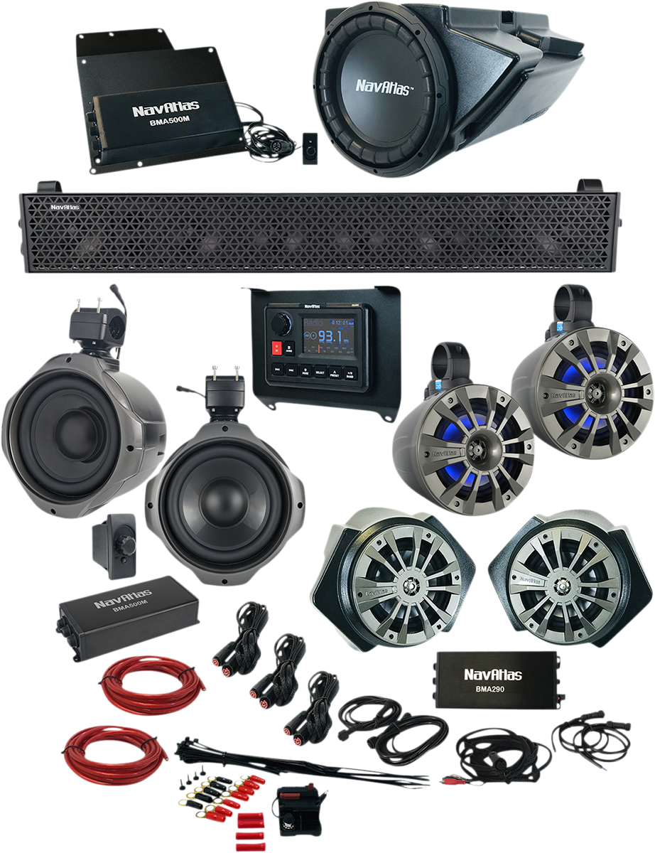 Kit de audio NAVATLAS - Zona 6 - Turbo RZR1ZONE6