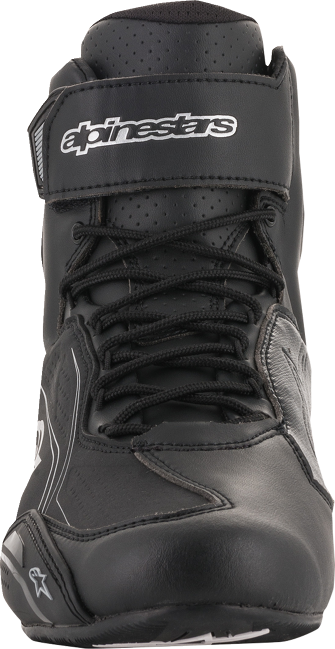 Zapatillas ALPINESTARS Stella Faster-3 para mujer - Negro/Plateado - Talla 8 de EE. UU. 2510419119-8