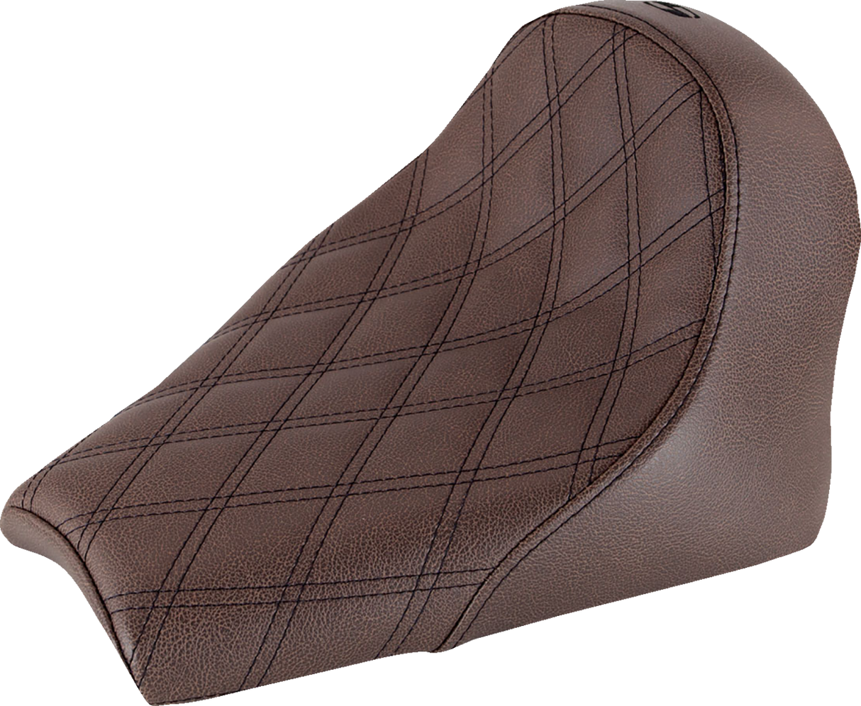 Asiento SADDLEMEN - Renegade Solo - Costuras enrejadas - Marrón I18-33-002BLS