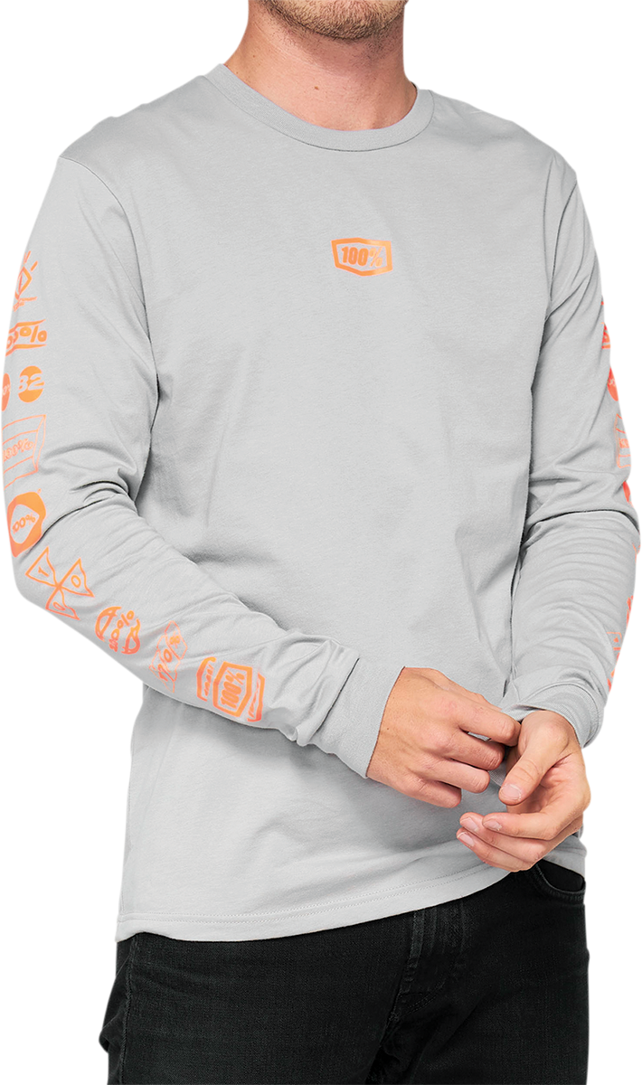 Camiseta de manga larga 100% Retro Future - Vapor - Talla pequeña 33007-404-10