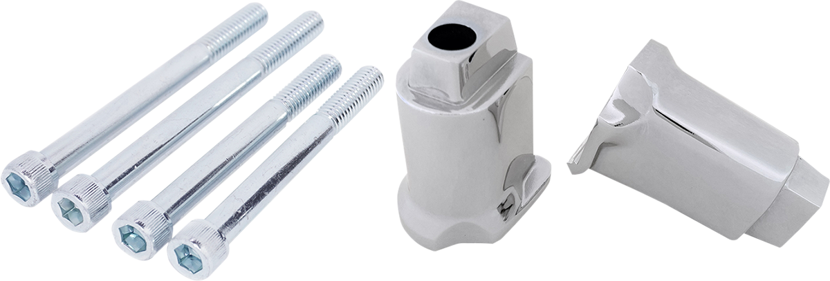 DRAG SPECIALTIES Soporte para plataforma de pasajero - Cromo REQD BRKT F/16211002,1003 P17-415-BC