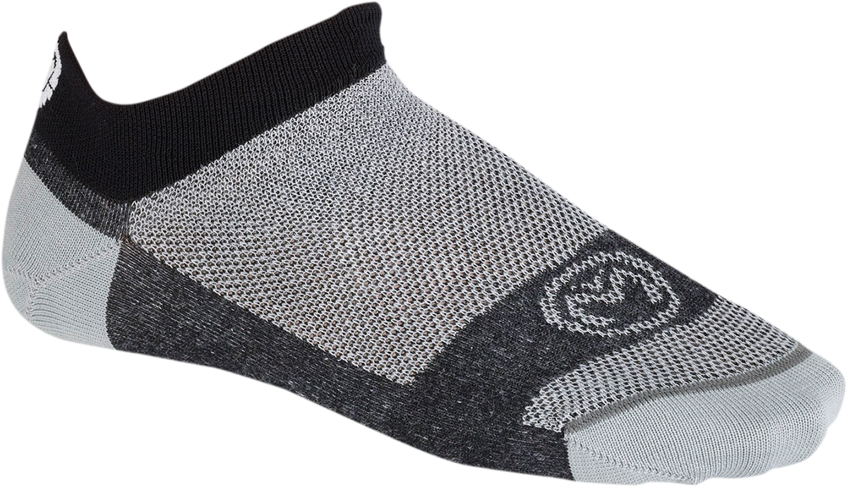 Calcetines bajos casuales MOOSE RACING - Negro/Gris - S/M 3431-0603